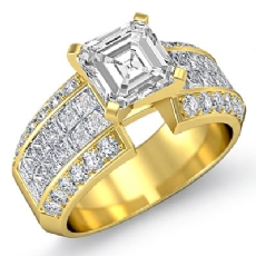 diamond Ring 18k Gold Yellow