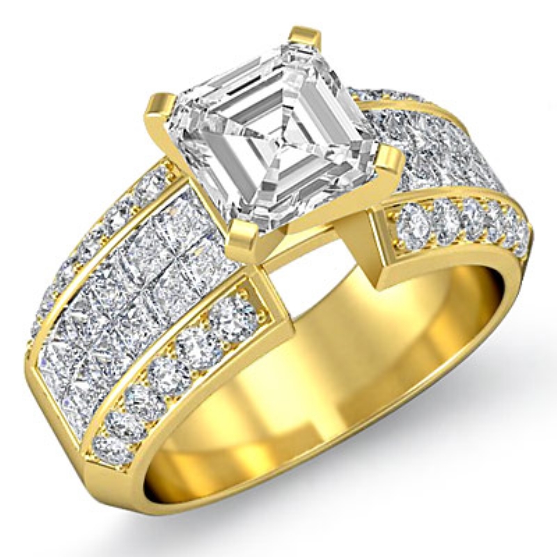  diamond Ring 14k Gold Yellow