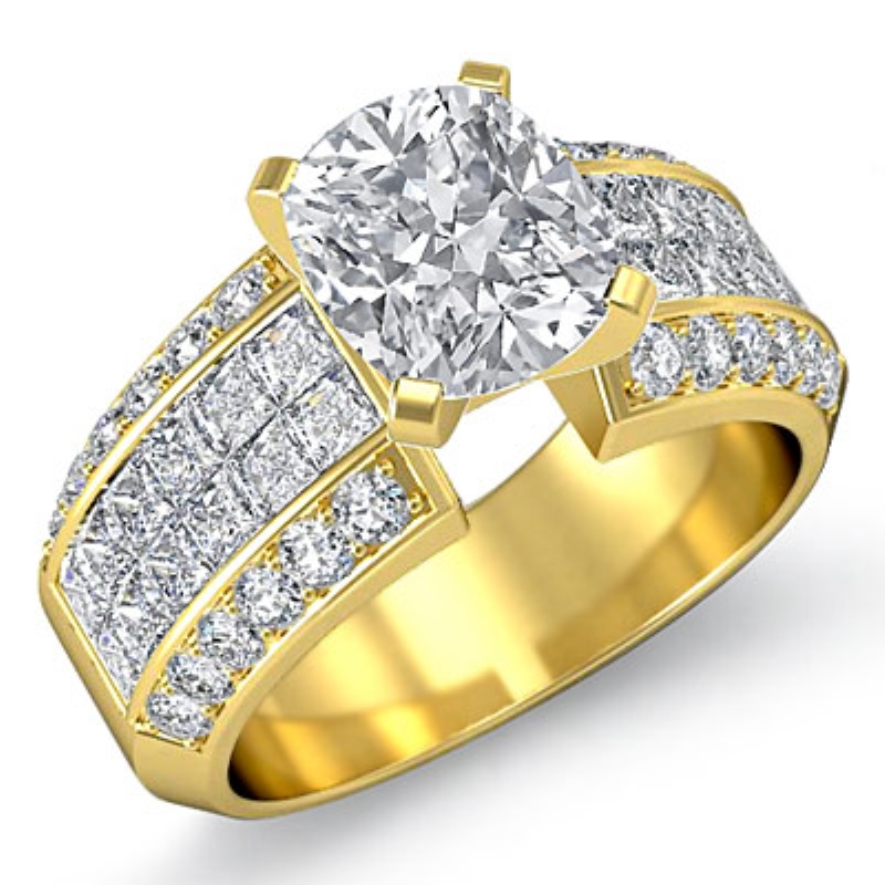  diamond Ring 14k Gold Yellow