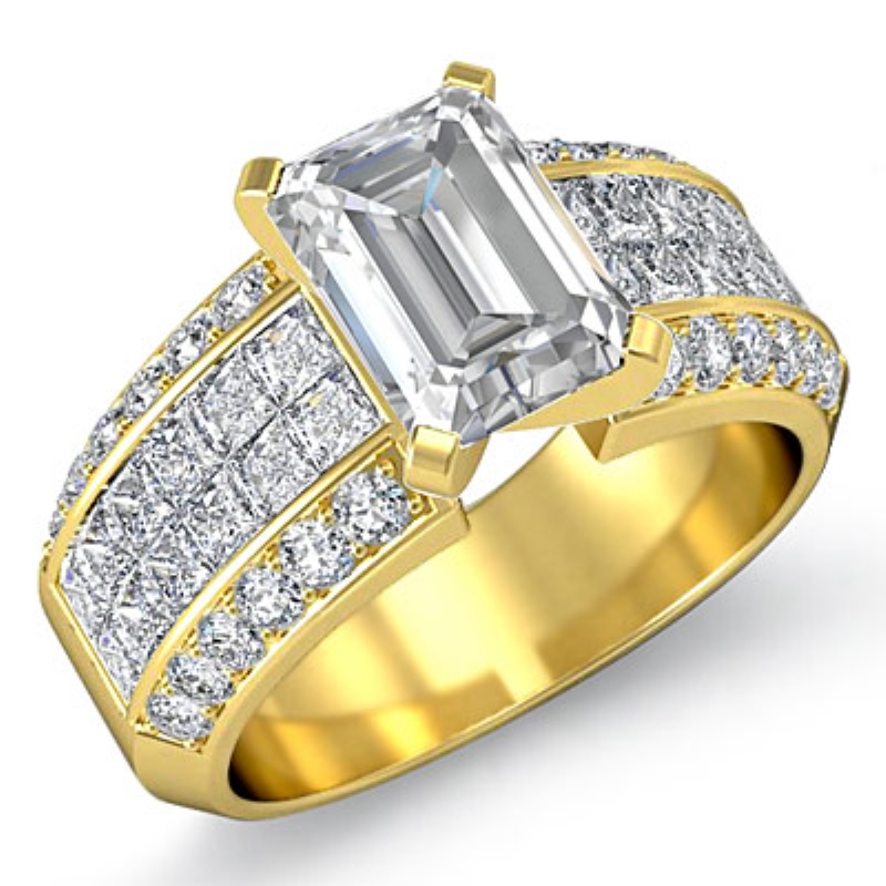  diamond Ring 14k Gold Yellow