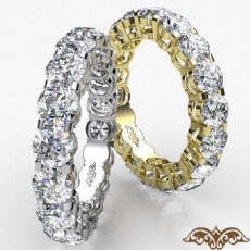 Round Diamond Eternity Wedding Band Anniversary Women's Ring 14k Gold Yellow  (3.6Ct. tw.)