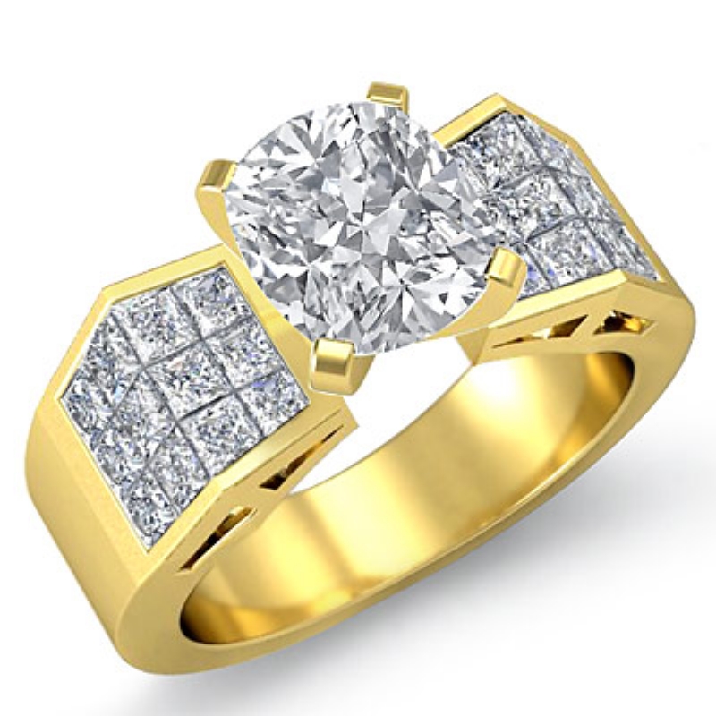  diamond Ring 14k Gold Yellow