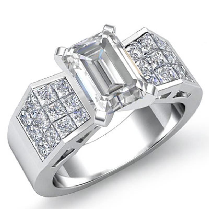  diamond Ring 14k Gold White