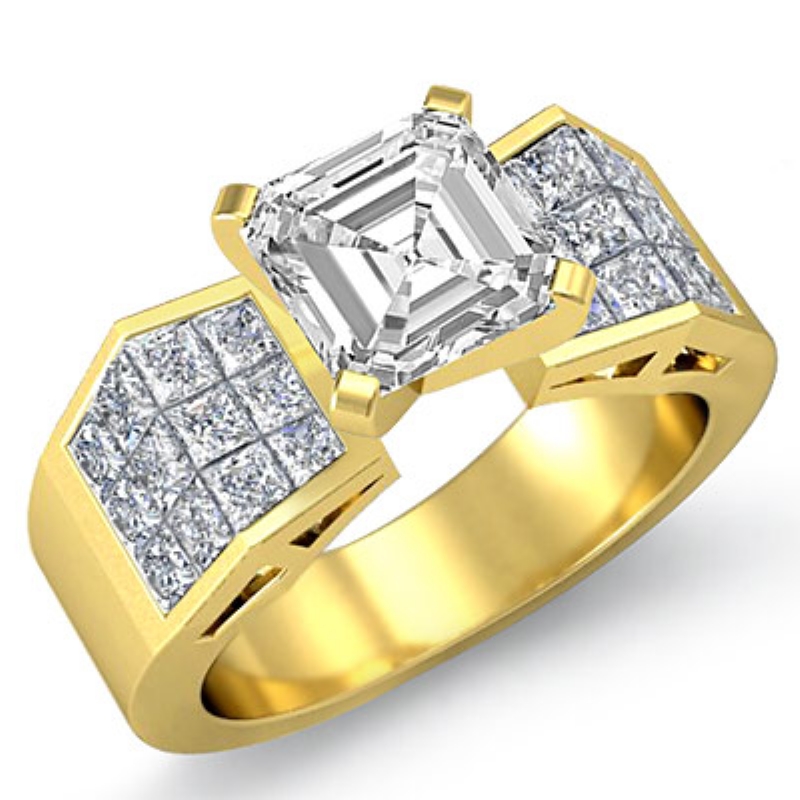 diamond Ring 14k Gold Yellow