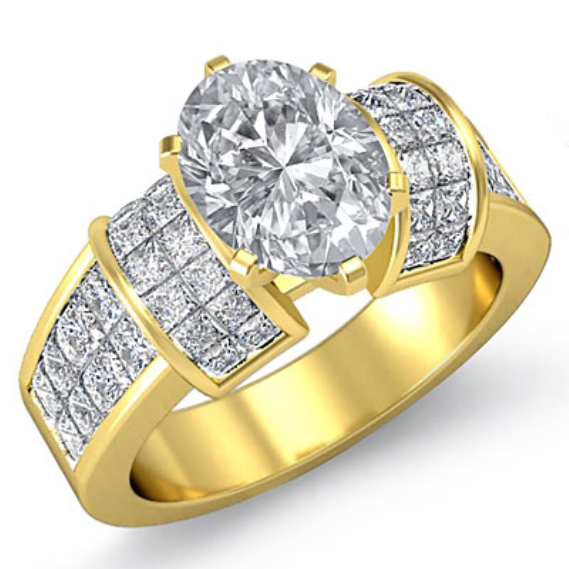  diamond Ring 14k Gold Yellow