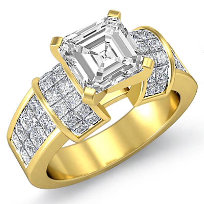  diamond Ring 14k Gold Yellow