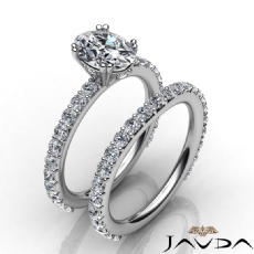 Prong Setting Classic Bridal diamond Ring Platinum 950