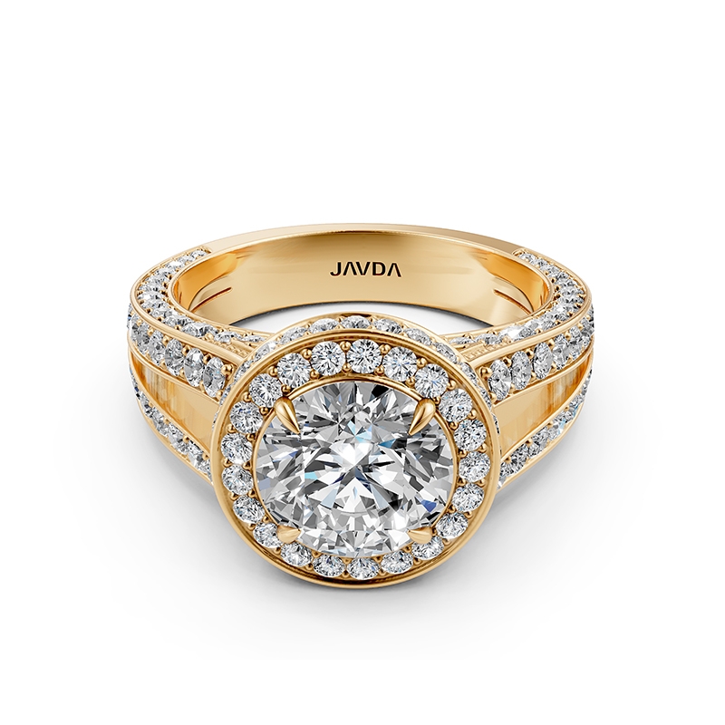  diamond Ring 14k Gold Yellow