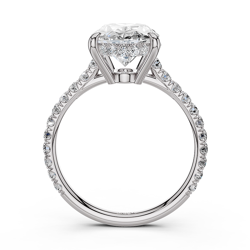  diamond Ring 14k Gold White