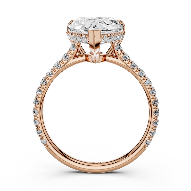  diamond Ring 18k Rose Gold