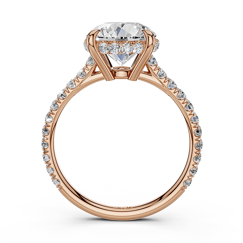  diamond Ring 14k Rose Gold