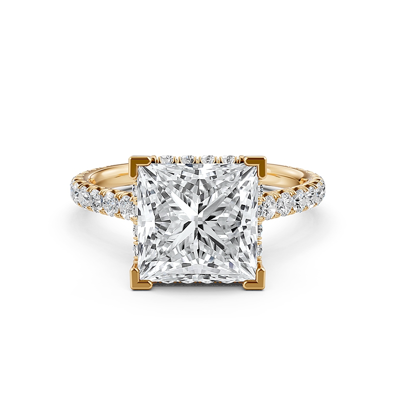  diamond Ring 14k Gold Yellow