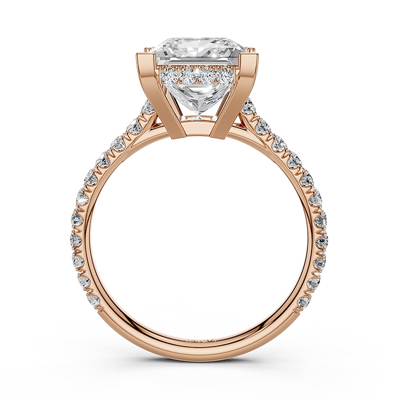  diamond Ring 18k Rose Gold