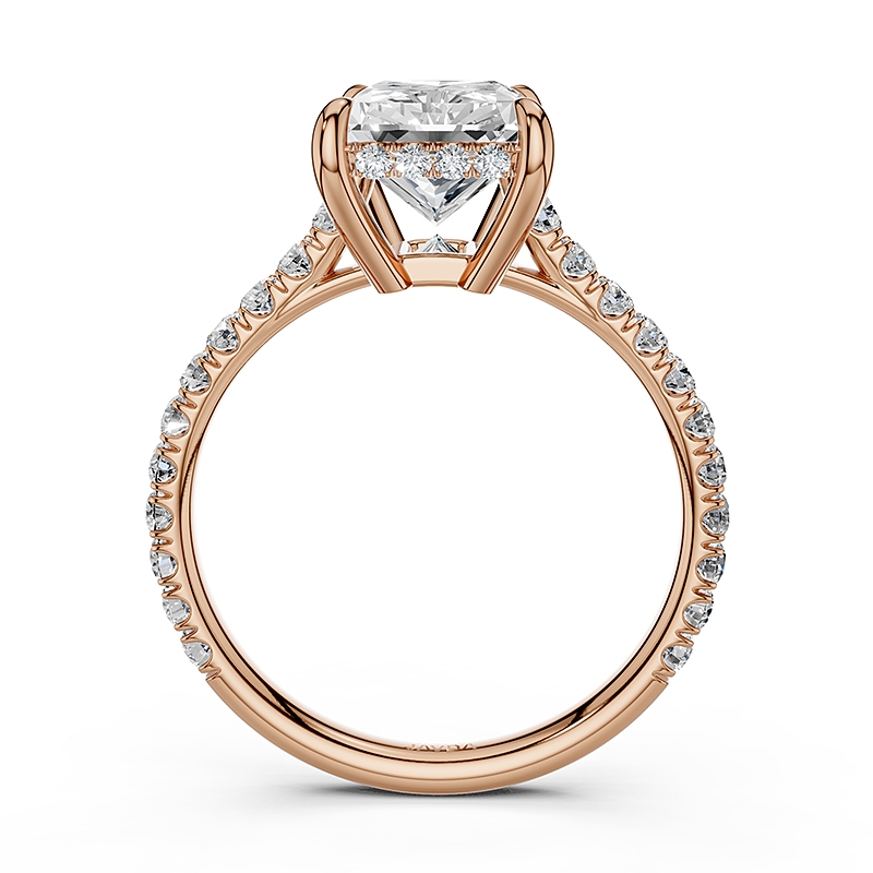  diamond Ring 14k Rose Gold