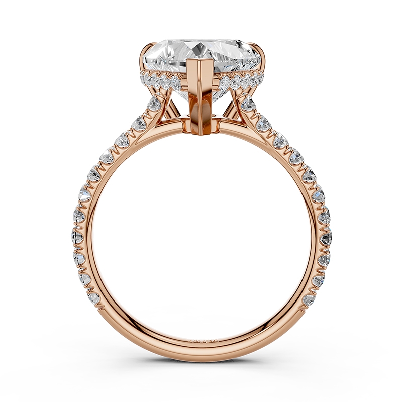  diamond Ring 14k Rose Gold