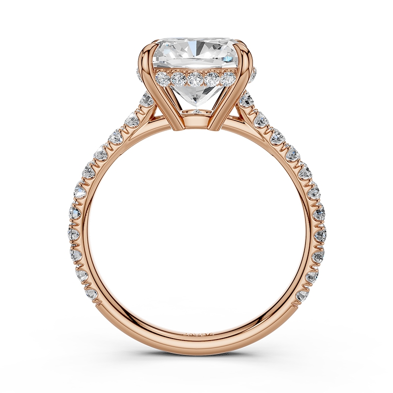  diamond Ring 18k Rose Gold