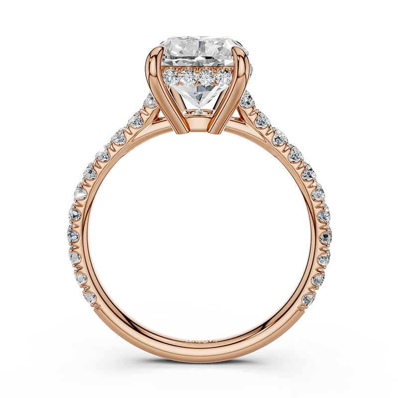  diamond Ring 18k Rose Gold