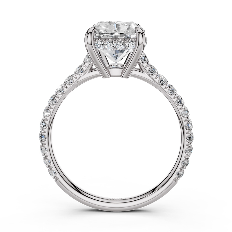  diamond Ring 14k Gold White