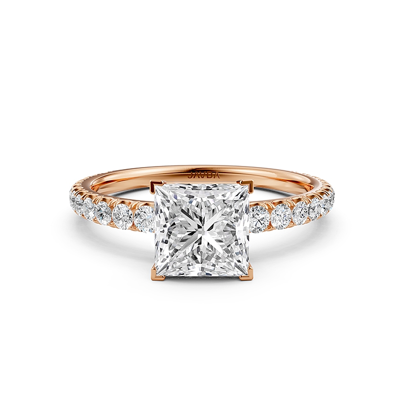  diamond Ring 14k Rose Gold