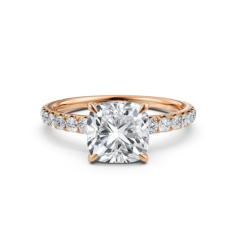  diamond Ring 14k Rose Gold
