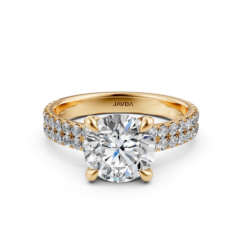  diamond Ring 18k Gold Yellow