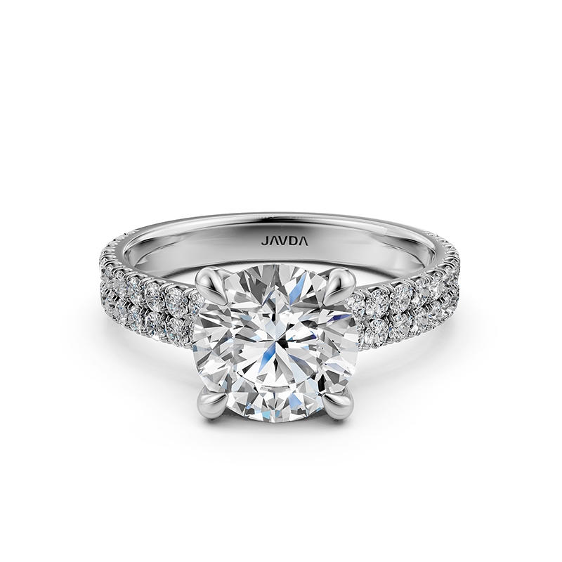  diamond Ring 14k Gold White