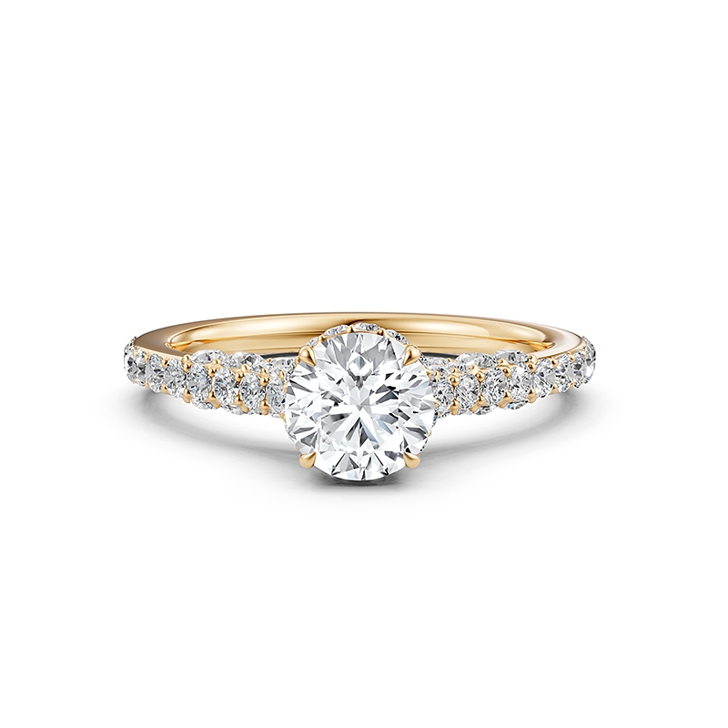  diamond Ring 14k Gold Yellow