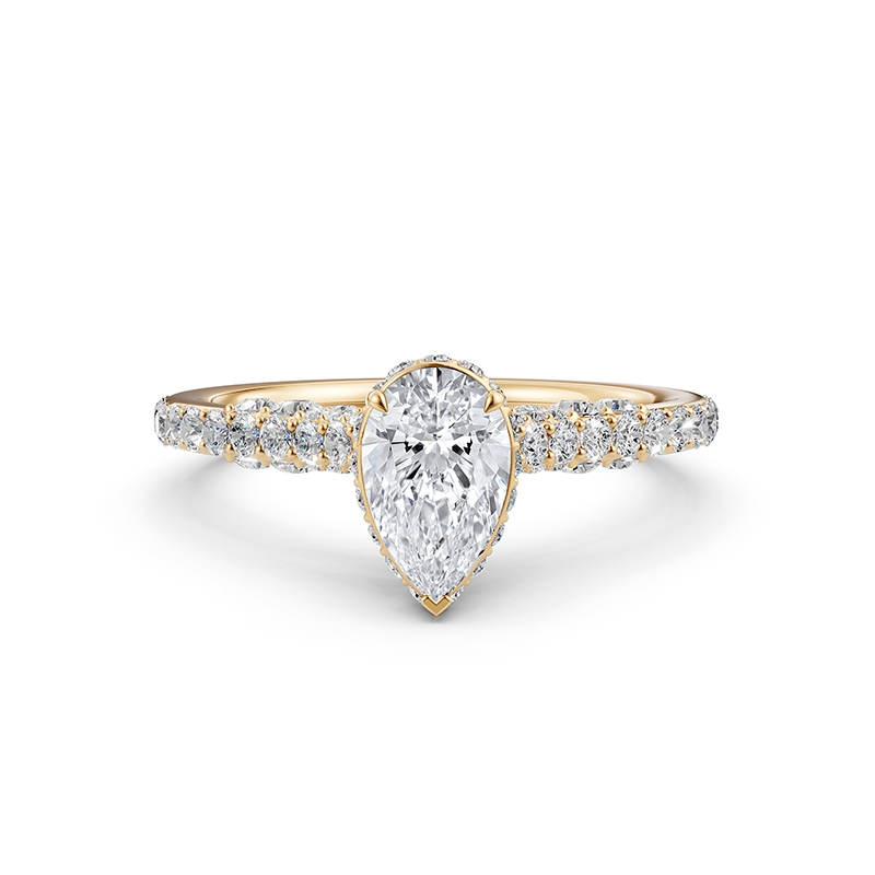  diamond Ring 14k Gold Yellow