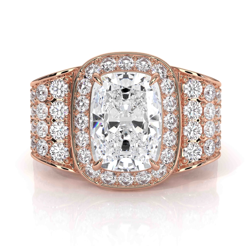  diamond Ring 14k Rose Gold