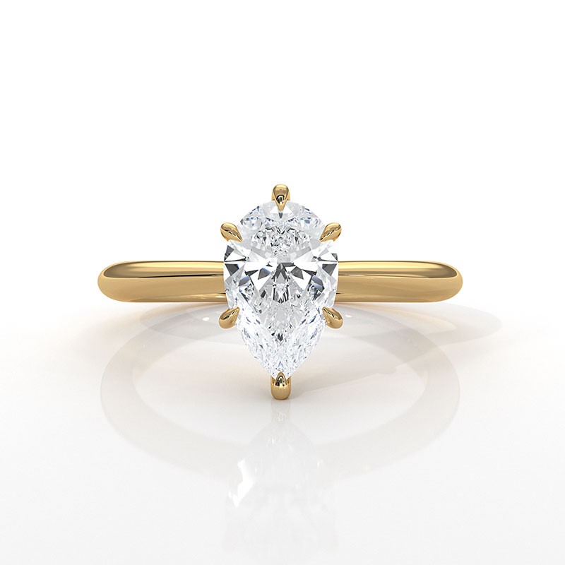  diamond Ring 14k Gold Yellow