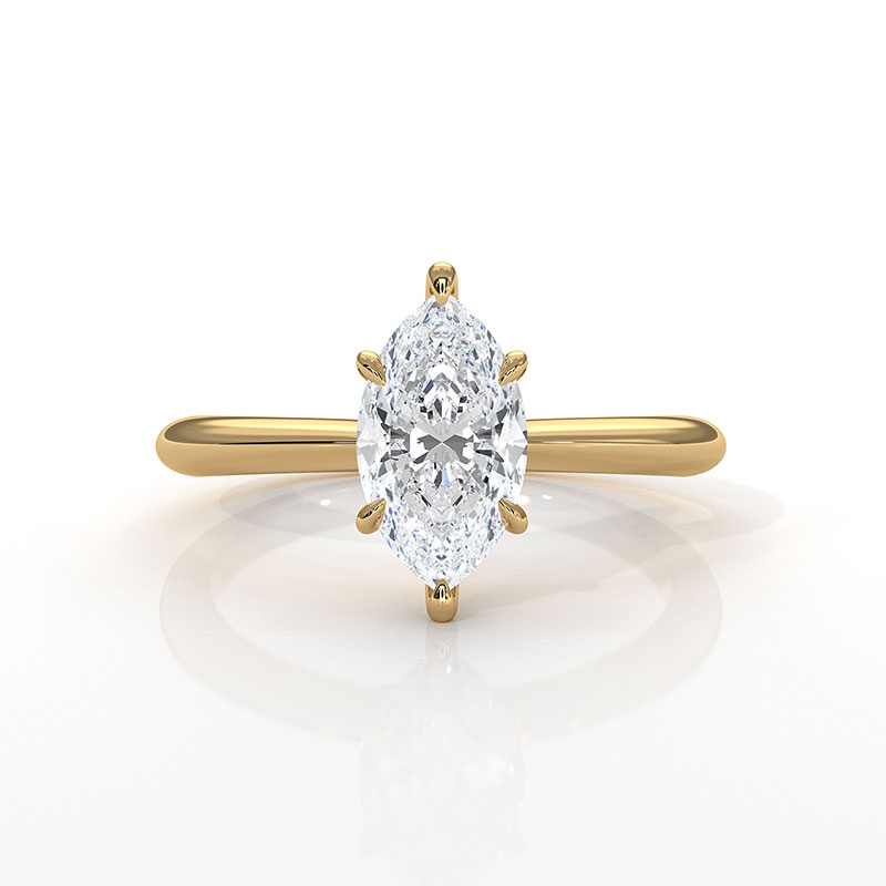  diamond Ring 14k Gold Yellow