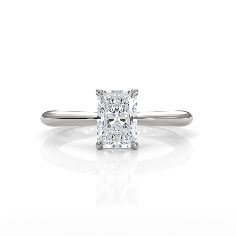  diamond Ring 14k Gold White