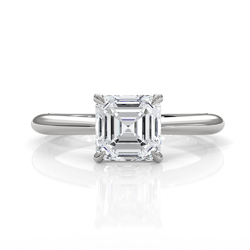  diamond Ring 14k Gold White