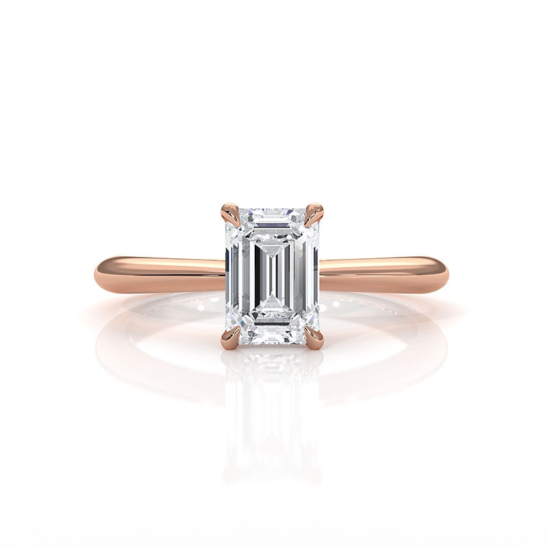  diamond Ring 18k Rose Gold