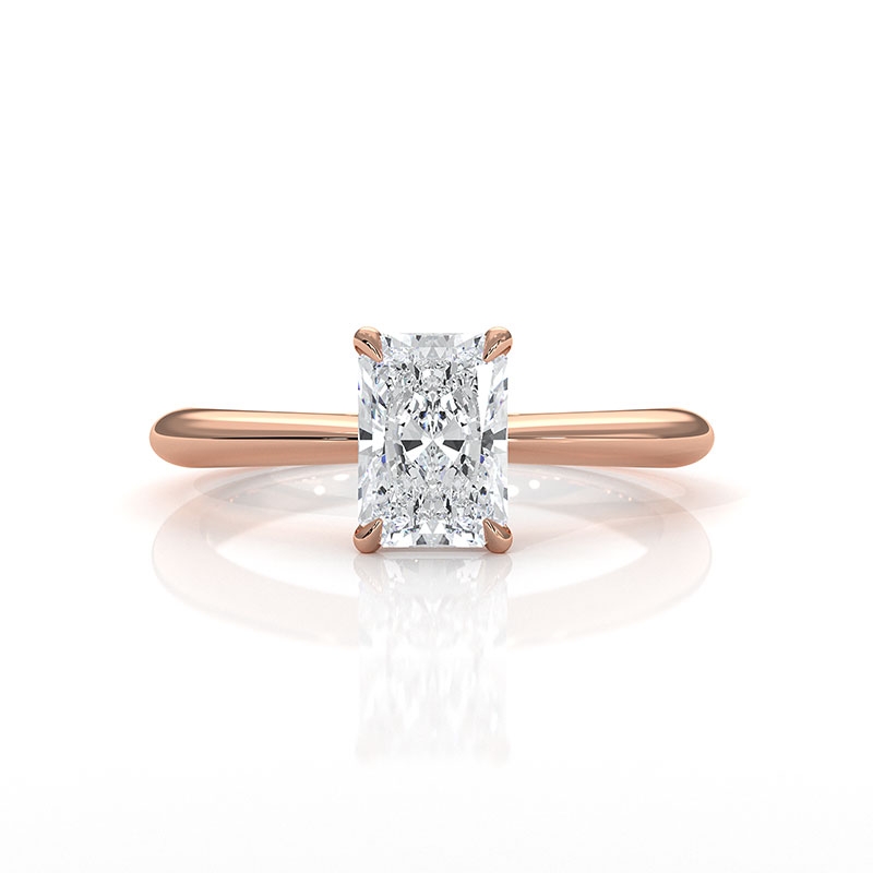  diamond Ring 14k Rose Gold