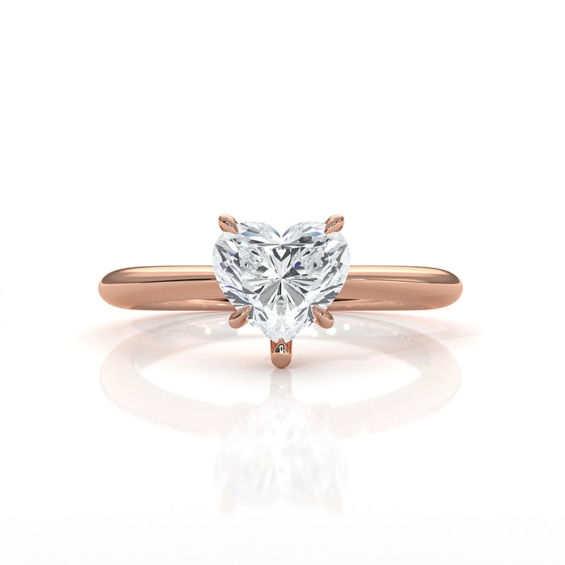  diamond Ring 14k Rose Gold