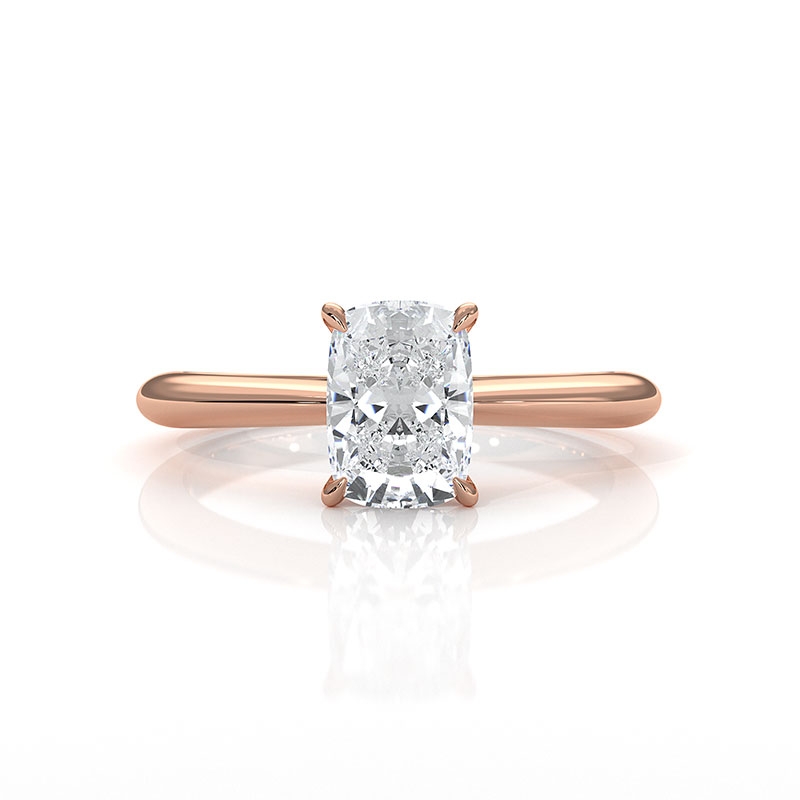  diamond Ring 14k Rose Gold