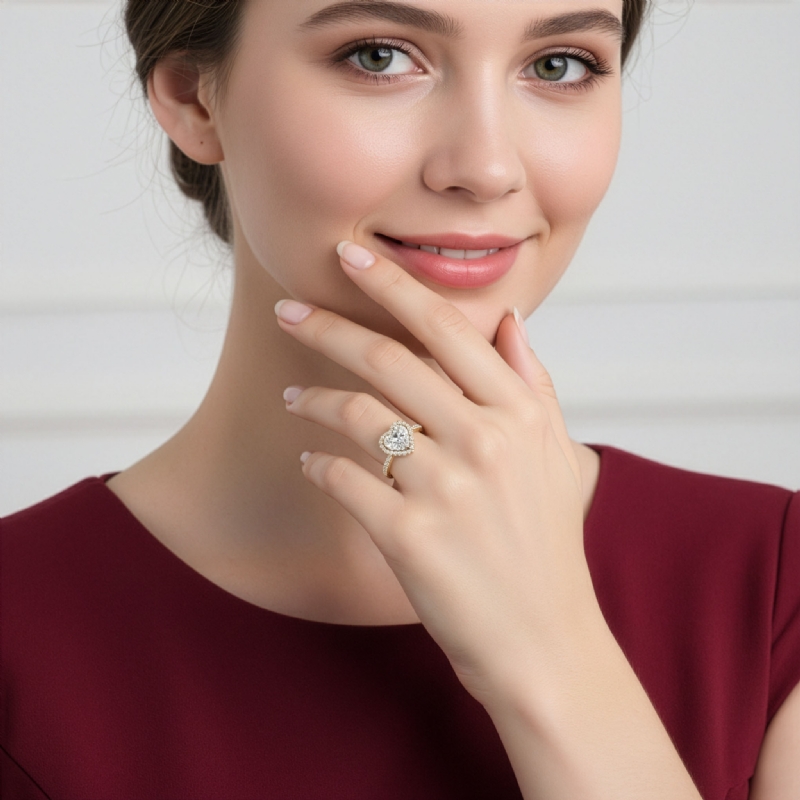  diamond Ring 14k Gold Yellow