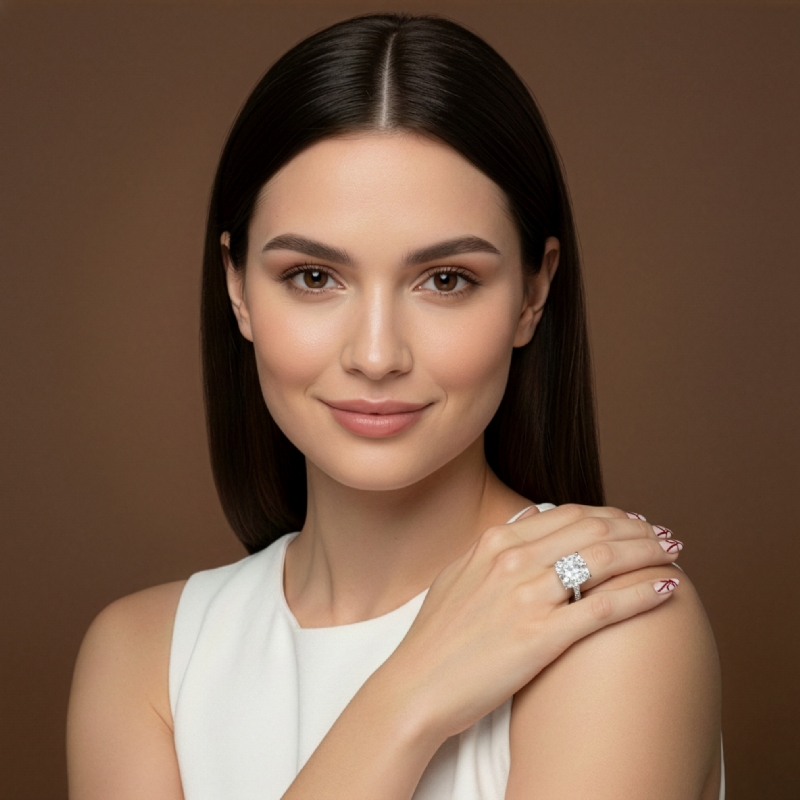  diamond Ring 14k Gold White