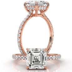  diamond Ring 14k Rose Gold