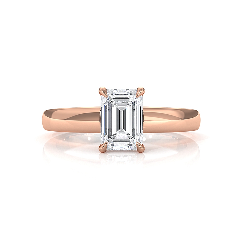  diamond Ring 18k Rose Gold