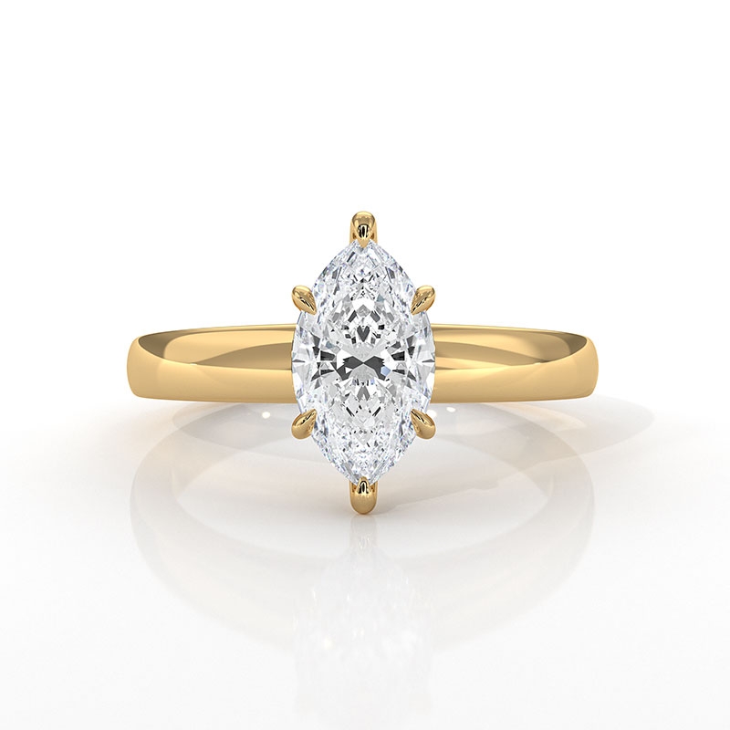  diamond Ring 14k Gold Yellow