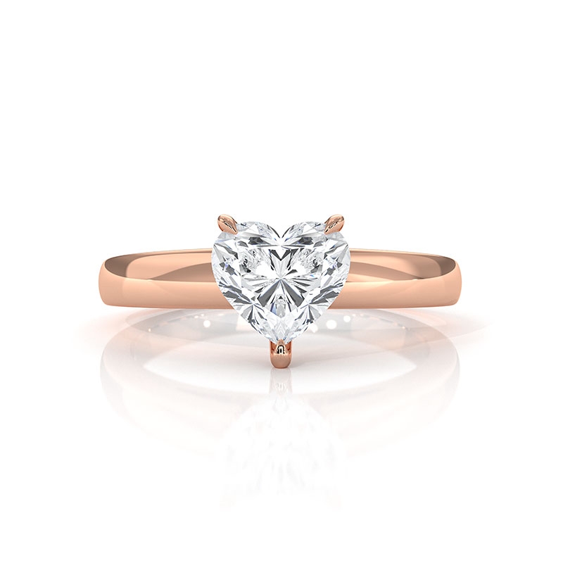  diamond Ring 14k Rose Gold