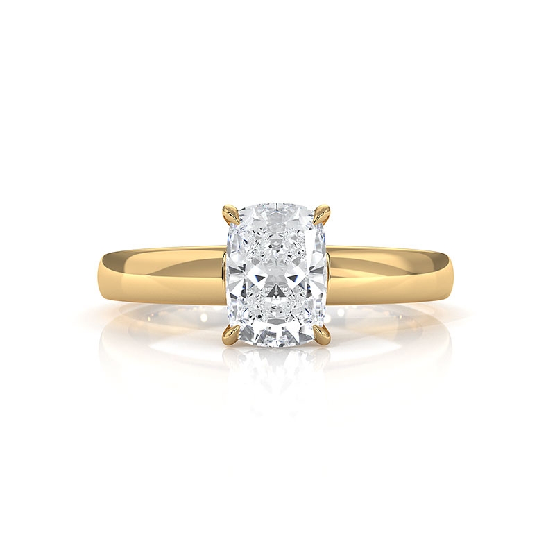  diamond Ring 18k Gold Yellow
