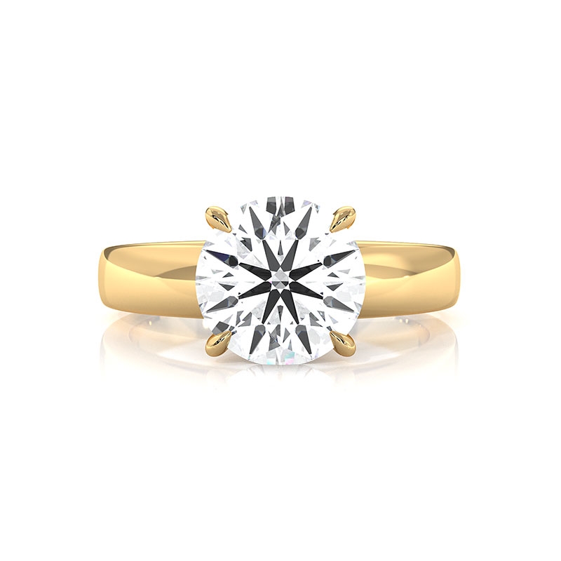  diamond Ring 14k Gold Yellow