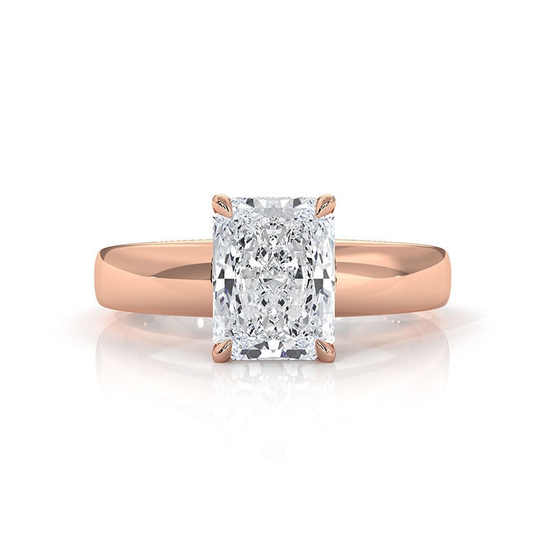  diamond Ring 14k Rose Gold
