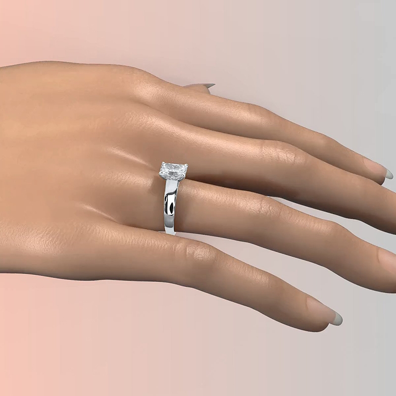  diamond Ring Platinum 950