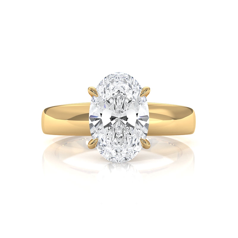  diamond Ring 18k Gold Yellow