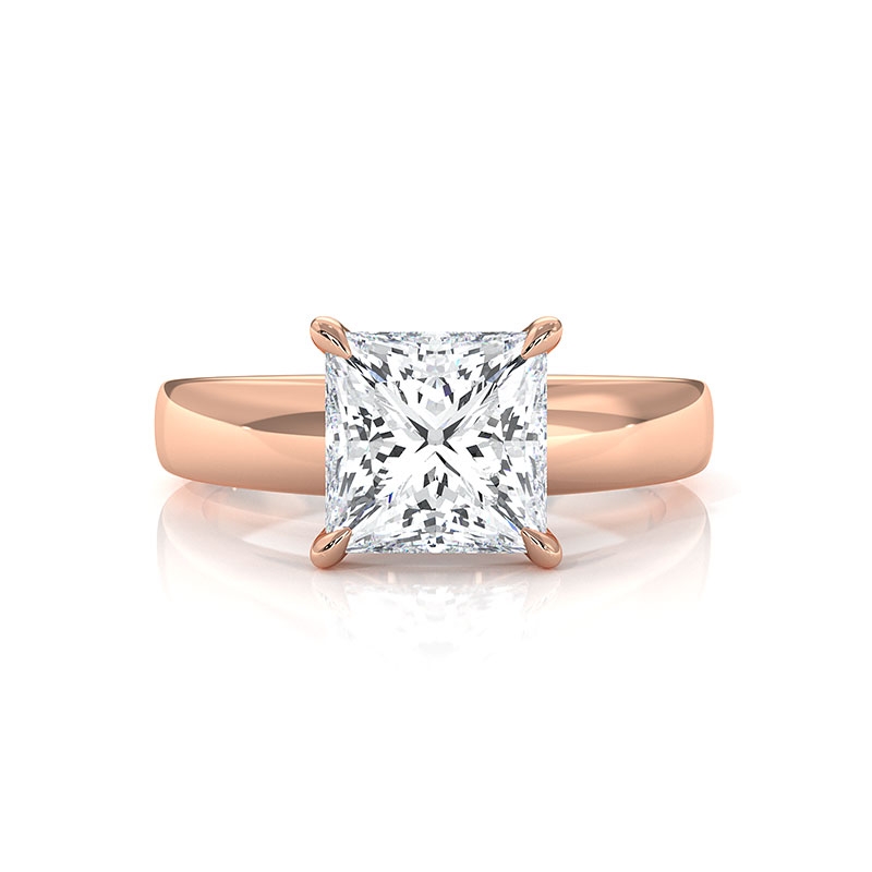  diamond Ring 18k Rose Gold