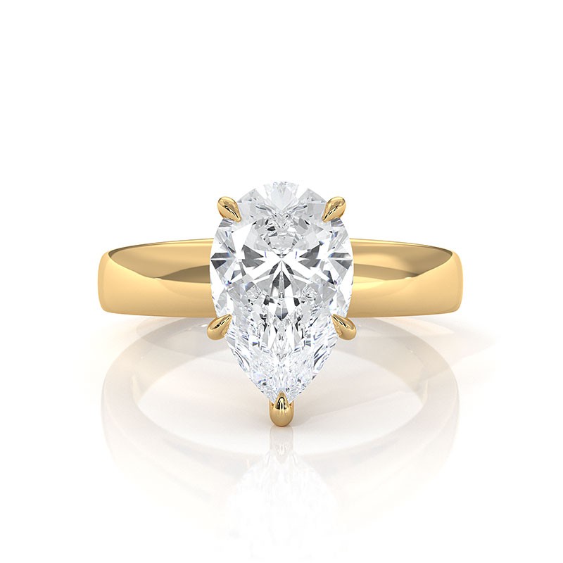  diamond Ring 14k Gold Yellow